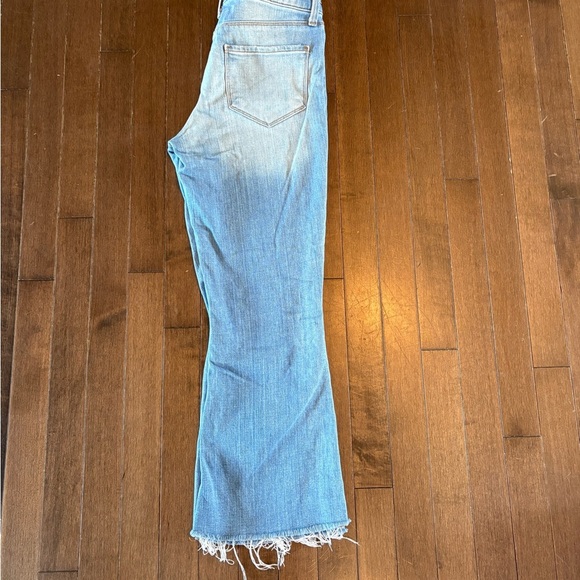 L'AGENCE Sofia Light Blue High Rise Cropped Flare Jeans size 25 - Picture 4 of 16